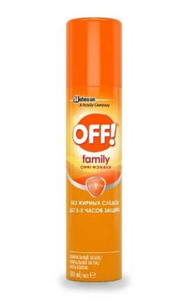 OFF-Аерозоль Off Famyli від нападу москітів, мошок, комарів 100 мл-8002030114025-