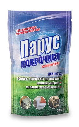ПАРУС-Средство для чистки ковров Парус Коврочист 200 г-4820017660532-