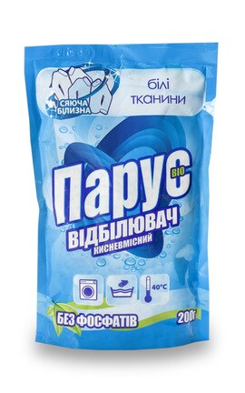 ПАРУС-Відбілювач кисневий Парус Біо для білих тканин 200 г-4820017660433-