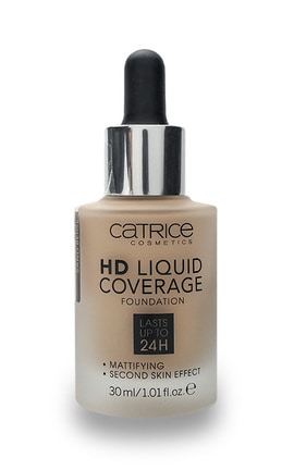 CATRICE-Тональна основа для обличчя Catrice HD Liquid Coverage 030 Sand Beige 30 мл-4250947598306-