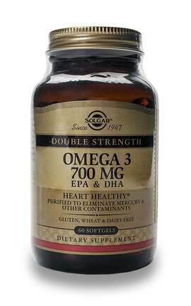 SOLGAR VITAMIN СОЛГАР-Біологічно активна добавка Солгар Подвійна Омега-3 60 шт-2312770000000-