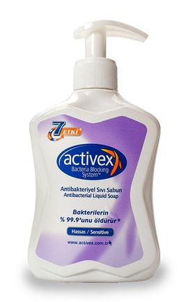 ACTIVEX-Мило рідке Activex Антибактеріальне для чутливої шкіри 300 мл-8690506512552-