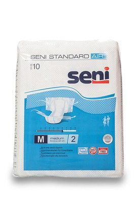 SENI-Подгузники для взрослых Seni Standard Air medium 10 шт-5900516693565-