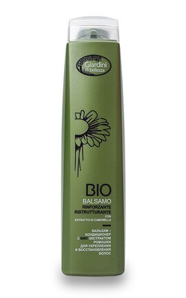 GIARDINI DI BELLEZZA BIO-Бальзам-кондиціонер для волосся Giardini di Bellezza Bio з Bio екстрактом ромашки для зміцнення та відновлення волосся 300 мл-8019653034999-