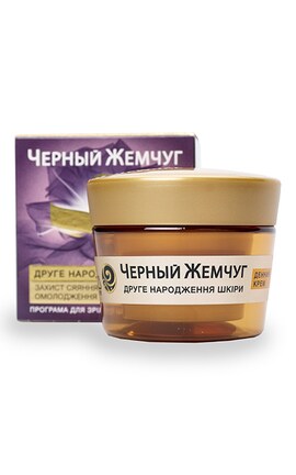ЧЕРНЫЙ ЖЕМЧУГ-Крем для обличчя Черный жемчуг Друге народження денний 45 мл-8714100787694-