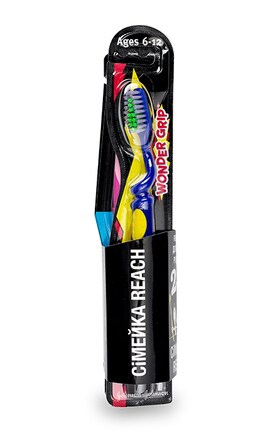 REACH-Зубная щетка Reach Dual Effect Средняя жесткость 1 шт-3574660655377-