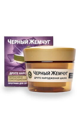 ЧЕРНЫЙ ЖЕМЧУГ-Крем для обличчя Черный жемчуг Друге народження нічний 45 мл-8714100787632-