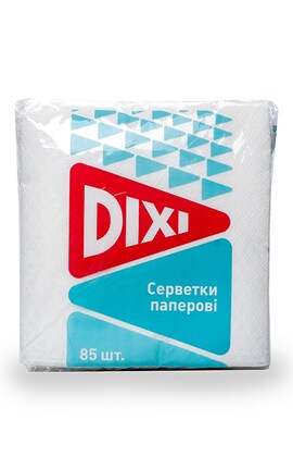 DIXI-Серветки універсальні Dixi Паперові 85 шт-4820084260185-