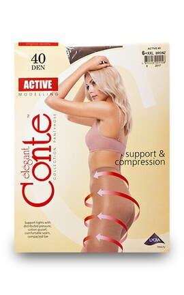 CONTE-Колготки Conte Active Bronze 40 den-4810226006818-