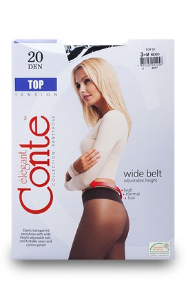 CONTE-Колготки Conte Top Nero 20 den-4810226011256-