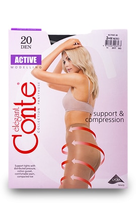 CONTE-Колготки Conte Active Nero 20 den-4810226006573-