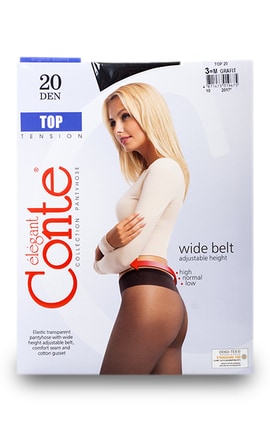 CONTE-Колготки Conte Top Grafit 20 den-4811473019675-
