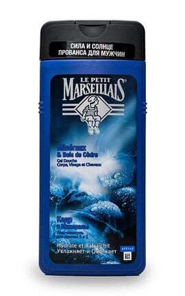 MARSEILLAIS-Гель-шампунь для душу Marseillais Кедр та мінерали 650 мл-3574661507347-