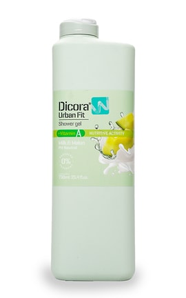 DICORA URBAN FIT-Гель для душу Dicora Urban Fit З вітаміном А Молоко та Диня 750 мл-8410262902004-