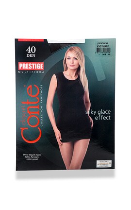 CONTE-Колготки Conte Prestige Grafit 40 den-4811473009126-