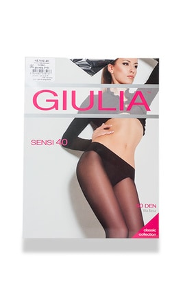 GIULIA-Колготки Giulia Sensi Nero 40 den-4824092075137-
