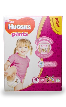 HUGGIES-Підгузки-трусики для дівчаток Huggies розмір 6 15-25 кг 60 шт-5029053564135-