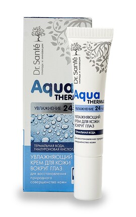 DR SANTE НЕЖНЫЙ ШЕЛК-Крем для шкіри навколо очей зволожуючий Dr.Sante Aqua Thermal 15 мл-4823015940118-