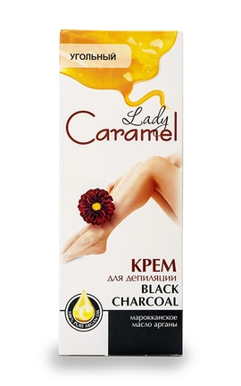 LADY CARAMEL-Крем для депіляції Lady Caramel Вугільний 200 мл-4823015940491-