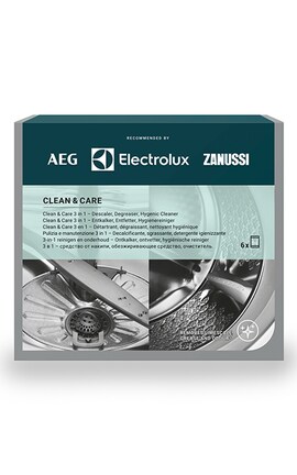 ELECTROLUX-Чистящее средство для посудомоечных и стиральных машин Electrolux M3GCP400 3 в 1 6 шт-7332543659517-