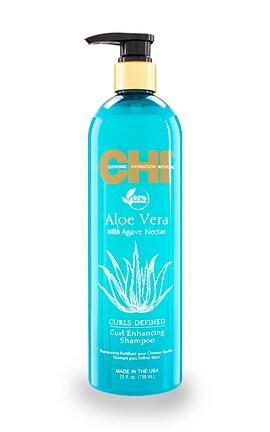 ALOE VERA-Шампунь для волосся CHI Aloe Vera Curl Enhancing Shampoo для кучерявого волосся з алое вера 739 мл-633911811399-