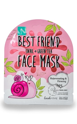 LOOK AT ME-Маска для обличчя Look at me Snail Green tea 1 шт-8809417490976-