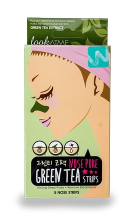 LOOK AT ME-Стрічки для носа очищуючі Look at me Green tea 5 шт-8809417490488-