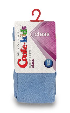CONTE-Колготи дитячі Conte kids Class розмір 92-98 колір Блакитний 1 шт-4810226040133-