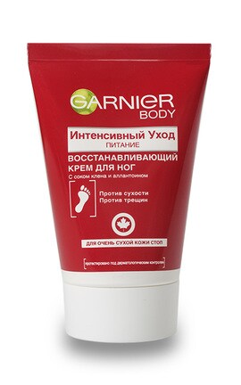 SKIN NATURAL-Крем для ніг Garnier Body Інтенсивний догляд живлення Відновлюючий 100 мл-3600540568755-