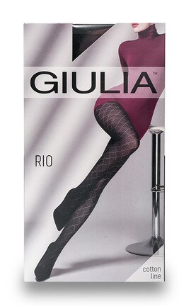 GIULIA-Колготки женские Giulia Rio 150 den Nero 3-M размер 3 1 шт-4820040289625-