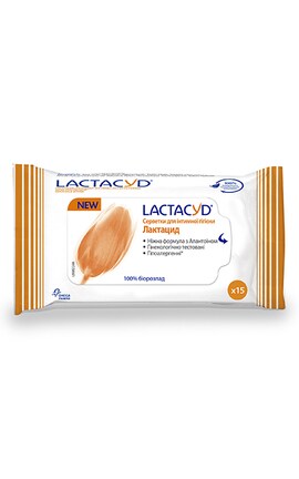 LACTACYD-Серветки для інтимної гігієни Lactacyd 15 шт-5391520945649-