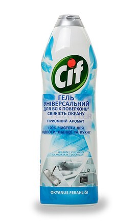 CIF-Гель для чистки для всех поверхностей Cif Универсальный Свежесть океана 750 мл-8690637890420-