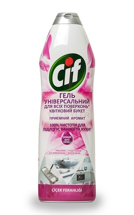 CIF-Гель для чистки всех поверхностей Cif Универсальный Цветочный букет 750 мл-8690521042751-