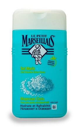MARSEILLAIS-Гель-шампунь для душу Marseillais Морська сіль 250 мл-3574661475110-