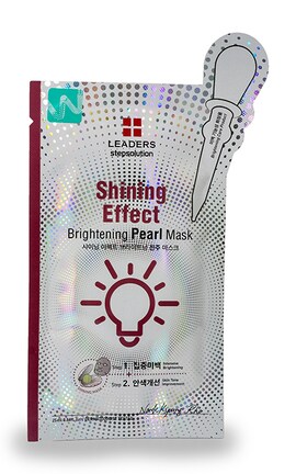 LEADERS-Маска для лица Leaders Shining effect Brightening pearl 1 шт-8809242191185-