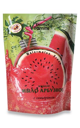 ENERGY OF VITAMINS-Рідке мило Energy of Vitamins Кавунове Duo-Pack 450 мл-4820074623075-