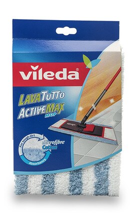 VILEDA-Сменный моп для швабры Vileda Active Max 1 шт-8001940006659-