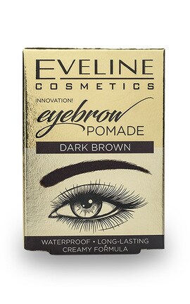 EVELINE-Помада для брів Eveline Cosmetics Dark Brown 4 г-5901761984651-