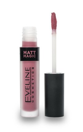 EVELINE-Рідка помада для губ Eveline Cosmetics Matt M.a.gic 01 Nude Rose 5 мл-5901761977417-