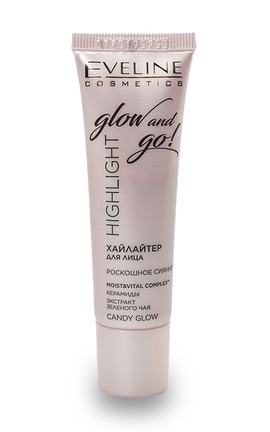 EVELINE-Хайлайтер для обличчя Eveline Cosmetics Highlight Glow And Gо Candy Glow 20 мл-5901761982589-