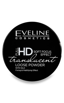 EVELINE-Пудра для обличчя Eveline Cosmetics Full HD Transparent Розсипчаста 6 г-5901761980691-