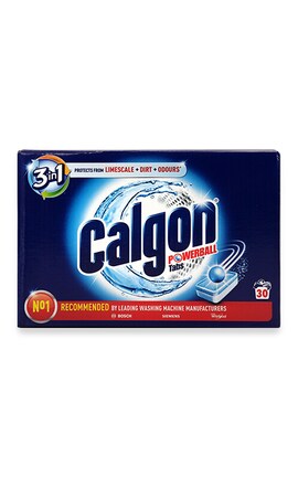 CALGON-Средство смягчения воды в стиральных машинах Calgon 3 в 1 в таблетках 30 шт-5011417544150-