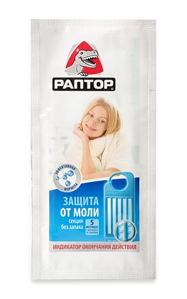 РАПТОР-Секція від молі Раптор без запаху 1 шт-4607131424147-