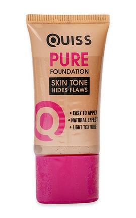 QUISS-Тональний крем для обличчя Quiss Pure Foundation 01 Porcelain 30 мл-4823097108079-