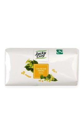 LUCKY DAY-Туалетное твердое мыло Lucky Day Липа 90 г-4820195504796-