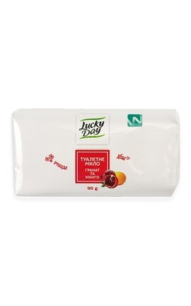 LUCKY DAY-Мило Lucky Day Гранат-Манго Допомішка 90 г-4820195504789-