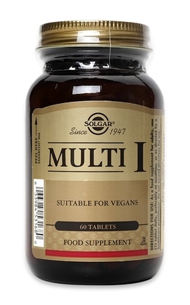 SOLGAR VITAMIN -Вітамінно-мінеральний комплекс Solgar Мульти-I таблетки 60 шт-2312650000000-