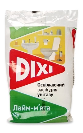 DIXI-Засіб для очищення туалету Dixi Освіжаючий Лайм-м'ята 40 г-4820189670100-