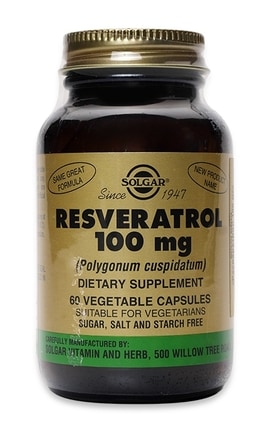 SOLGAR VITAMIN СОЛГАР-Дієтична добавка Solgar Ресвератрол 60 шт-2304780000000-