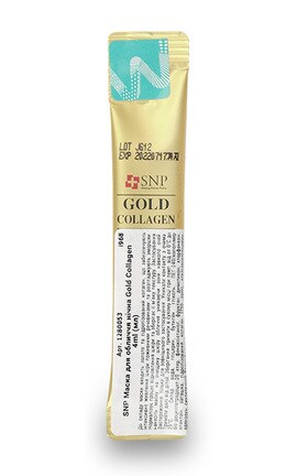 SNP-Маска для обличчя нічна SNP Gold Collagen 1 шт-9210000054151-